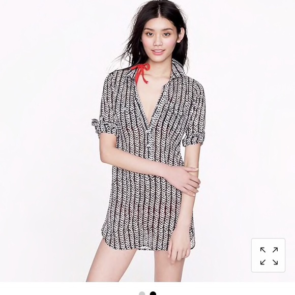 J. Crew Dresses & Skirts - J. Crew Herringbone Striped Tunic